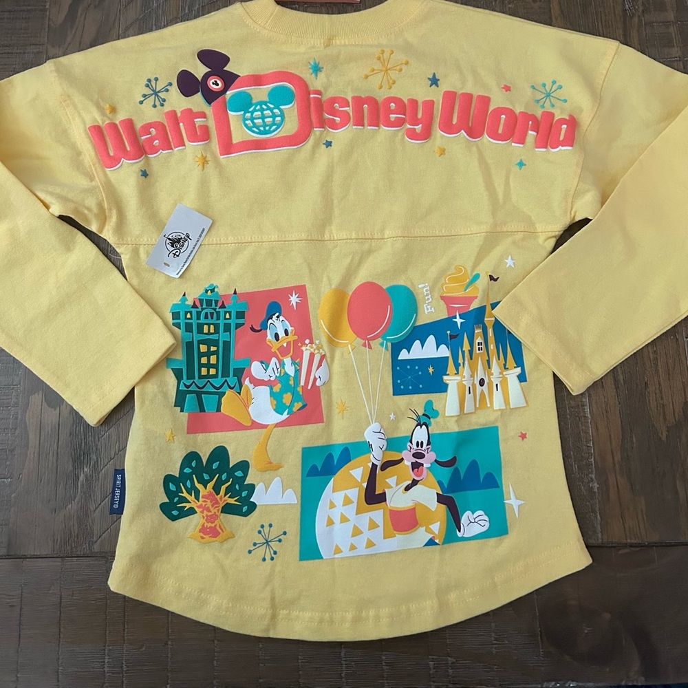 WDW Kids Yellow Spirit Jersey Disney Parks